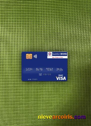 Kenya Guardian Bank visa debit card photolook